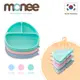 【韓國monee】100%白金矽膠 恐龍造型可吸式餐盤+恐龍造型餐盒/3色
