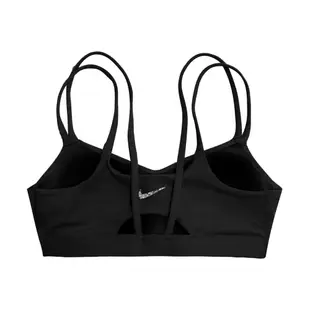 Nike 運動內衣 Alate Trace Bra 黑 輕度支撐 吸濕 快乾 無鋼圈 細肩帶 雙肩帶 瑜珈 DO6609-010