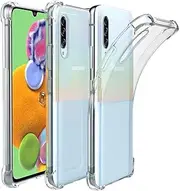 DN-Technology Samsung Galaxy A90 5G [Fusion] [Drop Protection] Crystal Clear Back TPU Bumper Case with Raised Corner Shockproof/Silicon Gel for Galaxy A90 5G- Transparent
