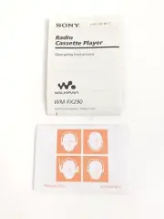 Sony Walkman WM-FX290 Original OEM Instruction Booklet 2004