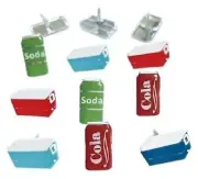 Drinks & Coolers, Decorative Scrapbook Brads - Eyelet Outlet #50