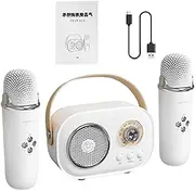 Kids Karaoke Speaker - Wireless Karaoke Speaker Kit | Small Kids Karaoke Mic Wireless With Charging Cable,Portable Home Entertainment Mic Speaker Set Home Entertainment Speaker For