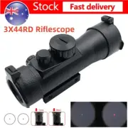 Hunting 3x 44RD Red Green Dot Sight Holographic Scope w/ 11mm/20mm Rail Mount AU