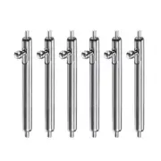 6pcs Quick Release Spring Bar 1.8mm Dia 17mm Width Stainless Steel Watch Pins