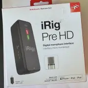 IK Multimedia iRig Pre HD High Definition Microphone Interface for iOS/MAC/PC