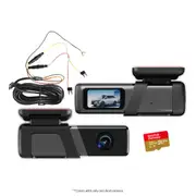 Elinz Single Lens 4K Dash Cam 1.47" Screen WiFi App Control Supercapacitor Compact Car DVR 32GB U3 Hardwire Kit