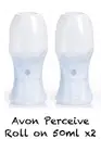 Avon Perceive Roll on 50ml X2