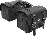 SOLUSTRE 1pair Motorcycle Side Pouch Tool Bag for Motorbike Car Electric Vehicle Convenient Installation Durable Storage