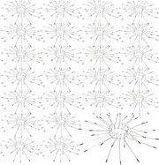 Fence Defensive Spikes - Climbing Thorns - 304 Stainless Steel Devices Prevention Accessories 25X for Electric Pole Cats Trees Garden Home Protection