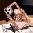 Glitter Bling Diamond Mirror Case For Samsung S25 Ultra S24 S23 S22 S21 S20 Plus