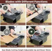 Mini Small Multi-Functional Table-Saw - Portable Crafts Table Saw Speed Angle Cu