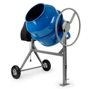 Baumr-AG 220L Portable Cement Concrete Mixer Electric Construction Sand Gravel