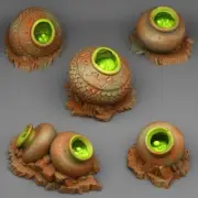 Witch Cauldrons-3D Printed Resin RPG/Dungeons & Dragons Tabletop Terrain