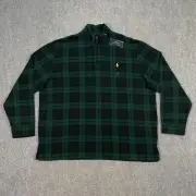 Polo Ralph Lauren Plaid Estate Rib Pullover Sweater Adult 2XL Black Watch Tartan