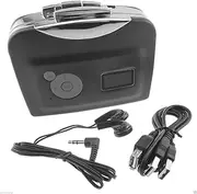 Mellisso Plastic Cassette Player Tape to MP3 Recording Music Into USB Flash Drive Adapter Music USB Cassette Player Converter