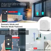 ZigBee Tuya Smart Scene Switch Mini Wireless Multi-scene Linkage Button Switch O