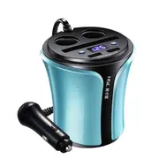 Cup Charger Dual Usb Ports Car 12V-24V Plug