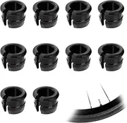 10 Pack Schrader to Presta Rim Adapters, Presta Valve to Schrader Rim Hole, Wheels Manufacturing Presta Valve Saver, Bike Valve Stem Grommets, Convert Shrader to Presta Valve Stem Grommet