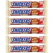 911310 6 x 91.6G PACKET SNICKERS ALMOND SHARE SIZE 2PC CHOCOLATE CANDY BARS