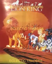 Sir Tim Rice SIGNED Lion King Poster. Academy Award Oscar Walt Disney Elton John