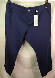 AUTOGRAPH BLUE INDIGO NAVAJO DREAMS STRETCH CHINO PANTS SIZE 26 NEW