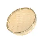 HG (13x4cm)Fruit Basket Hand Woven Bamboo Mini Multifunctional Sturdy Serving