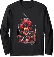 [Marvel] Deadpool Corps Lady Deadpool Kidpool Headpool Dogpool Long Sleeve T-Shirt