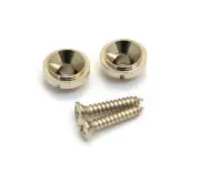 (2) Nickel Vintage Style Round Guitar String Guides/Trees for Tele® AP-0730-001
