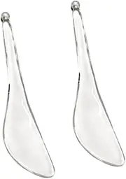 Ipetboom 2Pcs Crystal Scraping Massage Stick for Facial Tension Relief Smooth Fine Lines Reduce Dark Circles Traditional Massaging Board for Healthy Glow Natural Aging