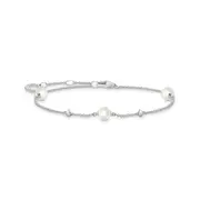 Buy Bracelet pearls and white stones silver by Thomas Sabo online - THOMAS SABO Australia