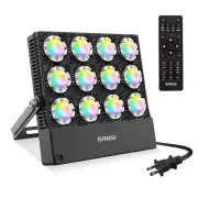 SANSI Led Flood Light 500W Equivalent,RGBW Outdoor Color Changing Christmas L...