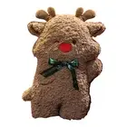 Festive Plush Cushion Reindeer Christmas Dolls Snowman Rabbit Throw Pillows