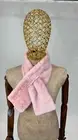 Fur plush Shawl Scarf multi color Chain wrap for head neck cute gift wool cotton