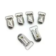 Baby Teething Metal Pacifier Suspender Clips Soother Buckle Dummy Strap Holder