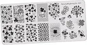 VICASKY St Patrick's Day Nail Art Stencils Reusable Manicure Template for Creative Nail Decoration for Unique Festive Designs