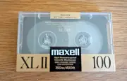 1 VINTAGE Maxell XL-II 100-minute Blank Audio Cassette NEW
