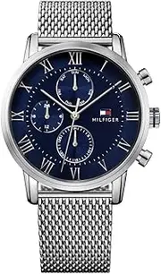 [Tommy Hilfiger] Kane Stainless Steel Analog Men's Watch, 44 mm Size