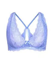 CITY CHIC Plus Size XS / 14 Bralette Bra WIREFREE Soft Cup Zoey Lavender