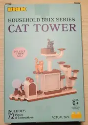 Household Brix Series - Cat Tower - SOLD OUT, BRAND NEW! - 5 BELOW