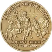 United States Navy Trusty Shellback Crossing The Line Challenge Coin