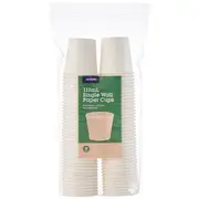 J.Burrows Single Wall Paper Cups 113 mL 800 Pack