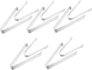 iplusmile Stainless Steel Mini Tongs Ice Sugar Tongs for Appetizers 10-Piece Set