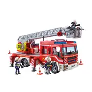 Playmobil Licensed City Action Fire Engine With Ladder Light & Sound Model Toy Set