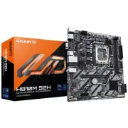 GIGABYTE H810M S2H Motherboard - Intel Core Ultra (Series 2) CPUs, 4+1+2