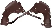 Fiocias Medieval Shoulder Paulron, Gothic Knight Shoulder Armors for Carnival Costume