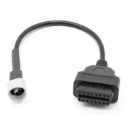 3 Pin to OBD2 Diagnostic Tool Code Reader Adapter Cable for Yamaha Motorcycle