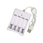 AA/AAA Nicad Nimh rechargeable Battery USB 4 Slot Battery charger