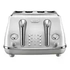 DeLonghi Icona Capitals 4 Slice Toaster - Sydney White