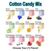COTTON CANDY FLAVOR (1) Packet mix SUGAR FLAVORING FLOSSINE Fairy Floss Flavored