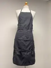 Barber, Hairdresser, Or Hairstylist Black Apron With Pockets.